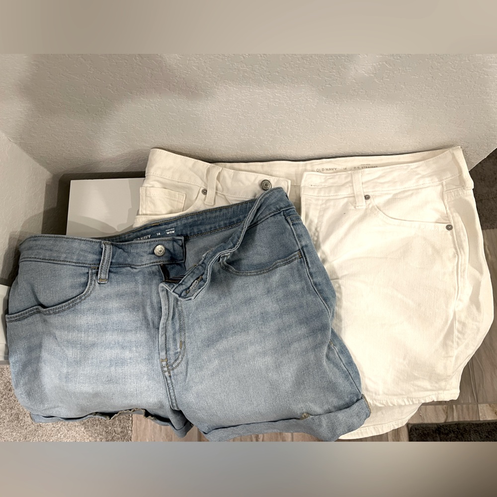 Bundle Old Navy Women's Denim and White Shorts